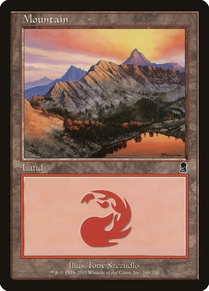 Mountain (346) [Odyssey]  MTG - Image 1 of 1