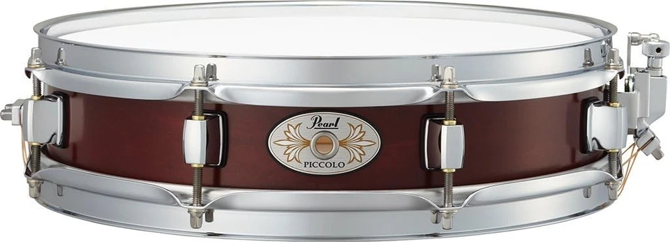 Pearl Piccolo Snare Drum M1330 No.383 Nature Wine Red Maple - Image 1 of 1