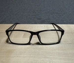Eyebuydirect Bandon Black C1 Rectangle Eyeglasses Frames 55-17-141 - Picture 1 of 8