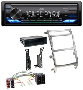 JVC Bluetooth DAB USB MP3 Autoradio für Hyundai ix55 (2009-2012) silber - Bild 1 von 8