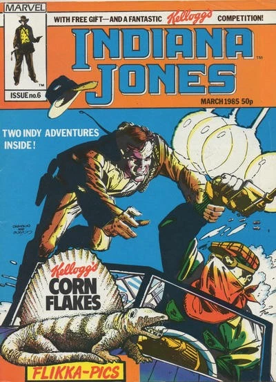 Indiana Jones (Marvel UK) #6A FN; Marvel UK | Kellogg's Corn Flakes - combinamos Foto 1 de 1