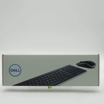 New Dell KM714 Wireless Keyboard and Mouse Black WM514 - Image 1 of 3