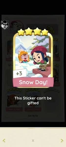 MONO GO 4* GOLD BLITZ WITH THE NAME OF SNOW DAY! WITH🔥SUPERFAST SENDING🔥 - Picture 1 of 1