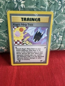 Pokemon Cards: Gym Challenge 1st Edition Uncommon: Koga's Ninja Trick 115/132 - Photo 1 sur 2