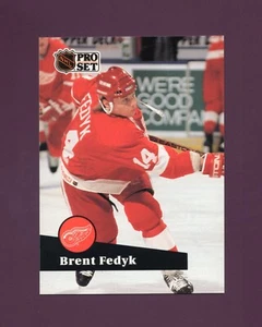 1991 Pro Set Brent Fedyk #379 - Detroit Redwings - Picture 1 of 2