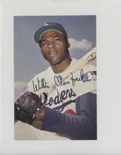 1971 Ticketron Los Angeles Dodgers Willie Crawford #4