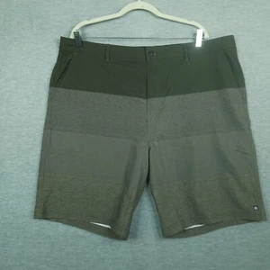 Micro Men's Hybrid 4-Way Stretch Flat Front 9" Inseam Green Short Size 40 NEW - Picture 1 of 11