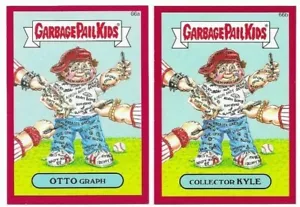 Garbage Pail Kids 2015 nueva serie BNS1 lote de 106/132 rojo paralelo - Imagen 1 de 1