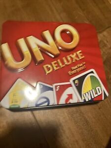 Mattel Games UNO Card Game Tin Barely Used
