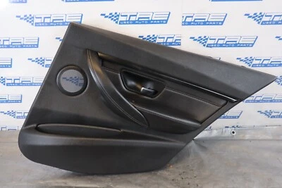 2015 BMW M3 SEDAN F80 3.0L OEM RH PASSENGR REAR INTERIOR DOOR PANEL *WEAR* #1368 - Imagem 1 de 4