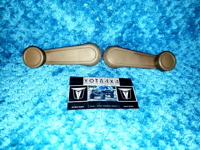 Manivela de ventana manual Toyota beige 4runner 84-89 camioneta marrón tostado Yota4x4 Foto 1 de 4