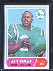 1968 Topps Football # 136 Nate Ramsey (NM-MT) Near Mint to Mint - Picture 1 of 2