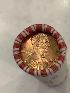 Lincoln Penny 2008 rollo completo BU UNC de caja bancaria último año de centavos conmemorativos - Imagen 1 de 5