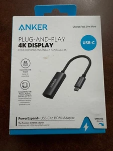 Anker PowerExpand+ USB-C to HDMI Adapter Plug-and-Play 4K Display Output Cable - Picture 1 of 3