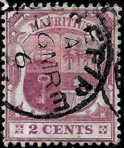 1895 MAURITIUS SC#94🔥COAT OF ARMS 🔥USED VF - Picture 1 of 1