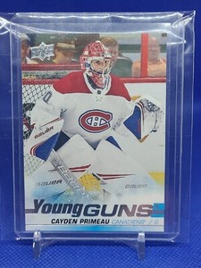 2019-20 Upper Deck Young Guns Cayden Primeau Montreal Canadiens 