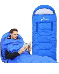 Sportneer Wearable XL Sleeping Bag Lightweight Waterproof Hiking Camping Outdoor - Picture 1 of 10
