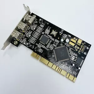 SYBA PCI 2 x port 1394B + 1 port x 1394A Firewire Card Model SD-LP-TIFWB LP - Afbeelding 1 van 3