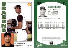 Alexander Farfan 2003 MultiAd Dayton Dragons #9 Card *AutographDen*