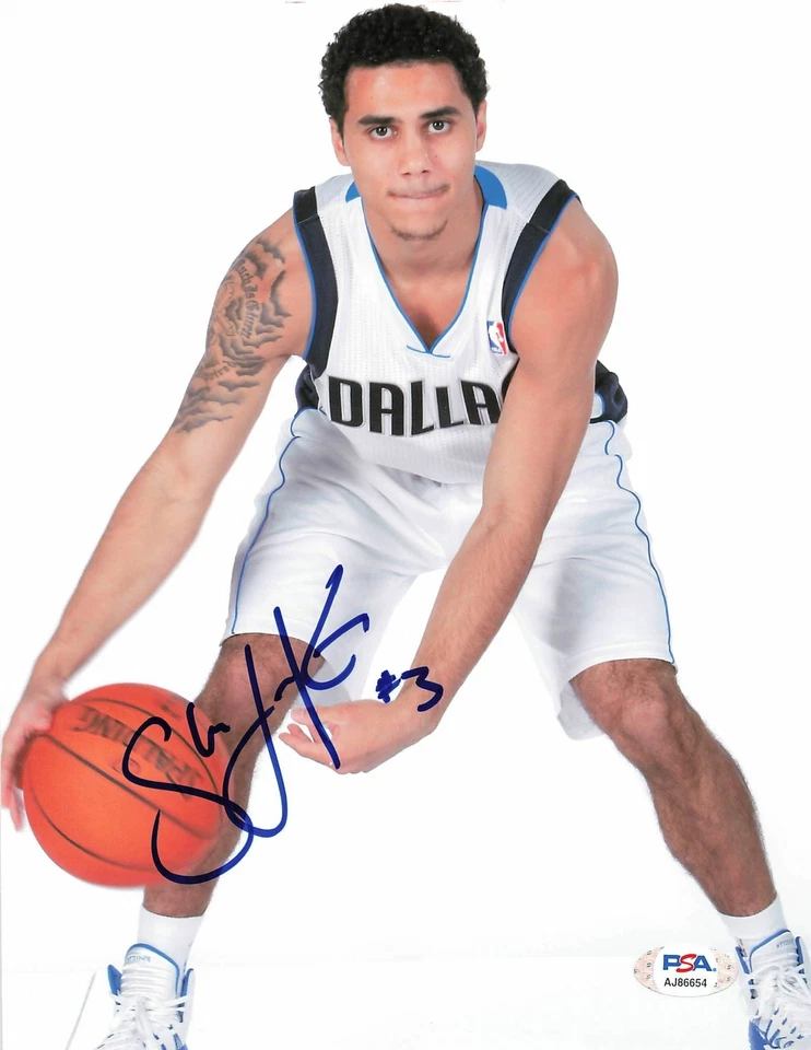 Foto firmada por Shane Larkin 8x10 PSA/DNA Dallas Mavericks autografiada Foto 1 de 1
