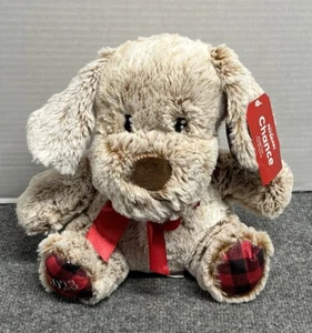 Petsmart Chance Lucky Dog 10" Plush Buffalo Checked Red Black Squeaky Toy 2023 - Foto 1 di 4