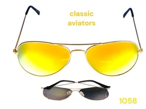Occhiali da sole economici Aviator Old School Classes #1058 - Foto 1 di 1