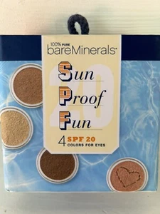 Bare Minerals Sun Proof Fun Spf20 Eyeshadow Quad Free Shipping - Picture 1 of 6