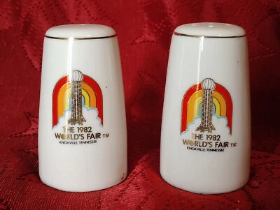 Salero pimentero cerámica Knoxville Tennessee 1982 vintage Foto 1 de 4