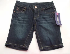 Cherokee Denim Bermuda Shorts Youth Girls Size M 7/8 NWT - Picture 1 of 3
