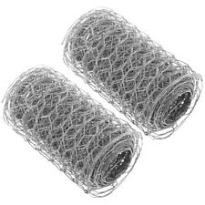  2 Pcs Floral Wire Hexagonal Net Fence Fencing Mesh for Rabbit Chicken