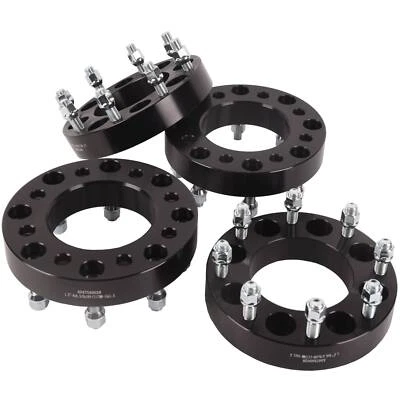 4 adaptadores de rueda de 1,5" 8x165 8x6,5 a 8x180 para Chevy Silverado 1500 2500 3500 Foto 1 de 4