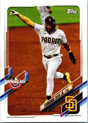 Fernando Tatis Jr. 2021 Topps Opening Day #1 San Diego Padres - Image 1 of 2