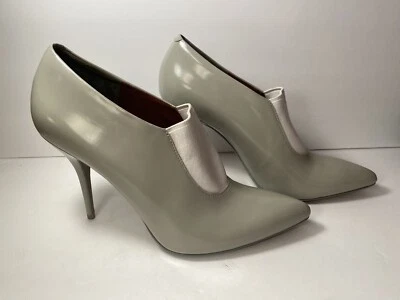 Alexander Wang Natasa Ankle Boots Booties Pumps Heels Grey White 40/9.5 $650 - Image 1 of 4