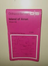 VINTAGE 1976 OS MAP OF ISLAND OF ARRAN