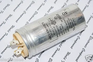 1pcs - ARCOTRONICS 40uF (40µF) 450V (50Hz) 5% Capacitor - C.87.0EE3 MKP - Picture 1 of 6