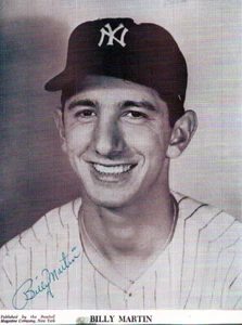 Billy Martin Autographed 7.5x10 Magazine Page Photo Yankees Vintage PSA AA01869 - Picture 1 of 3