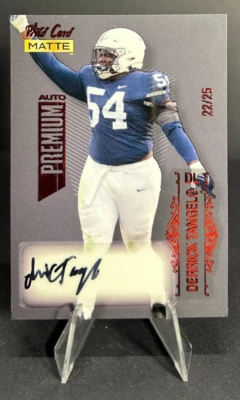 2022 Wild Card Matte Red Derrick Tangelo #MB-A Auto / 25 Falcons - Image 1 of 2