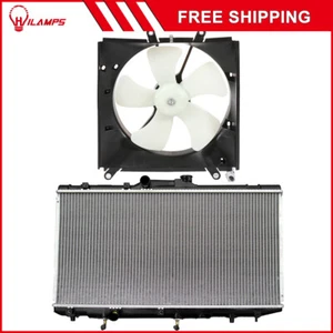 For 1993-1997 Geo Prizm Toyota Corolla Electric Radiator Cooling Fan Kit Front - Foto 1 di 17