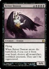 REIVER DEMON X4 4 4X Commander MTG Magic the Gathering Cards DJMagic