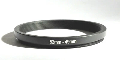 One Brand New 52mm to 49 mm 52-49mm Metal Step-down Stepping Ring Filter Adapter - Image 1 of 4