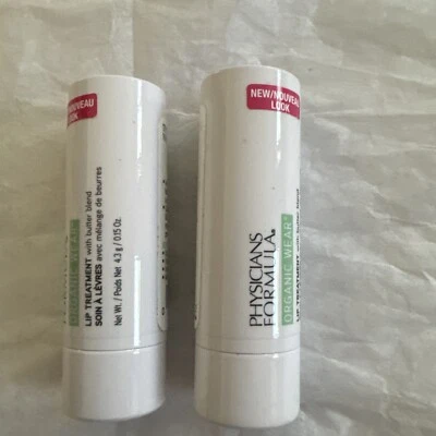 2 Physicians Formula Organic Wear Lip Treatment #1711315 Treat - Image 1 of 2