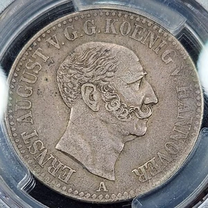 Silver 1842-A Hannover Germany Thaler | PCGS XF40 - Picture 1 of 3