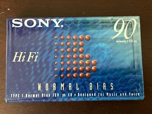Sony HF 90 Normal Bias Blank Cassette - 90min NEW SEALED NOS - Picture 1 of 5