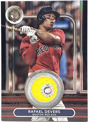 2024 Topps Tribute - Rafael Devers Stamp of Approval GU Jersey /99 City Connect - Image 1 of 2
