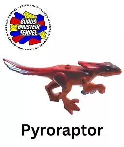 LEGO Dinosauro Pyroraptor Jurassic World Raptor Dino Dinosauro NUOVO - Foto 1 di 2