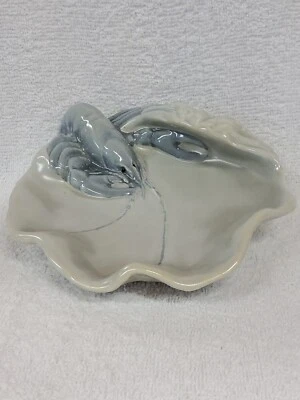 Vintage Australian Wembley Ware  - Grey Marron or Yabby Dish - image 1 of 4