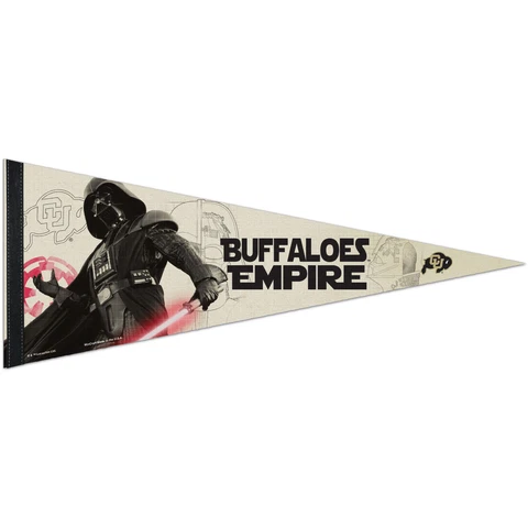 WinCraft Colorado Buffaloes 12'' x 30'' Star Wars Premium Pennant Cover