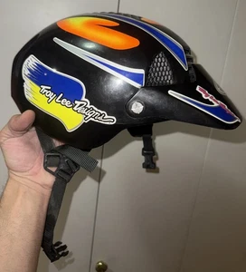 Schwarzer Oldschool BMX Helm mit Troy Lee Visier - ALT Vintage selten ALLES ORIGINAL - Bild 1 von 20