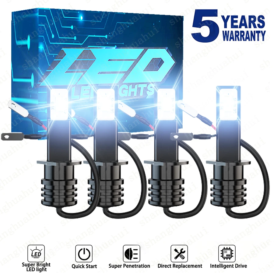 Combo faros LED de haz alto bajo blanco para Honda CR-V 2005 2006 CRV Foto 1 de 4