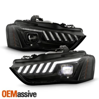 Para 13-16 Audi A4 HID No AFS Proyector LED Completo Interruptor Faro Secuencial Trasero Foto 1 de 4